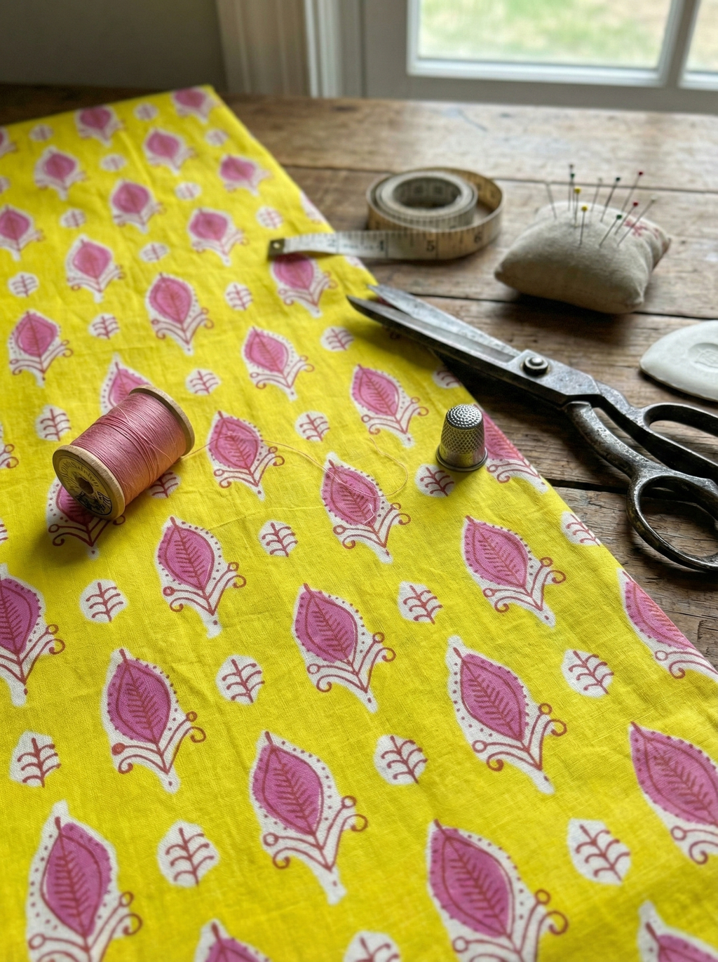 Sunbird Cotton Shirt Dress – Block Printed Cotton
