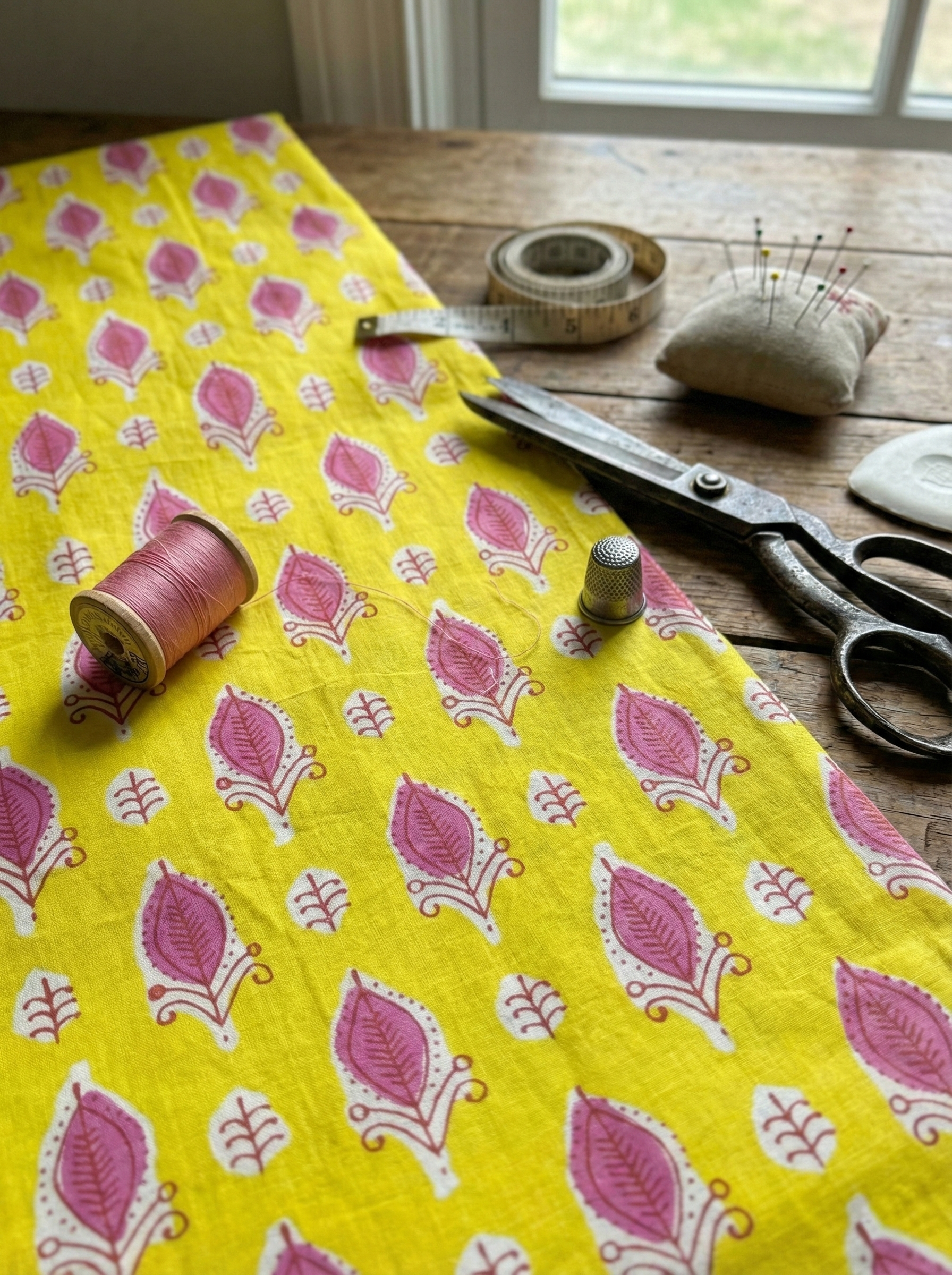 Sunbird Cotton Shirt Dress – Block Printed Cotton