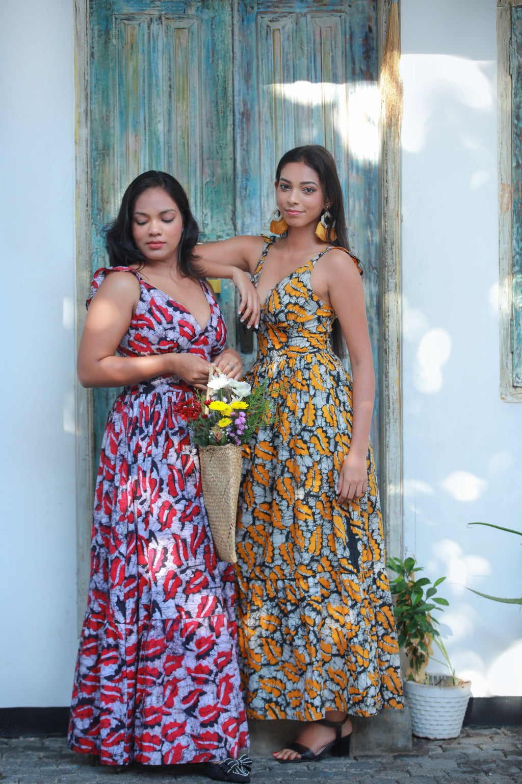 Monarch V Neck Maxi Dress