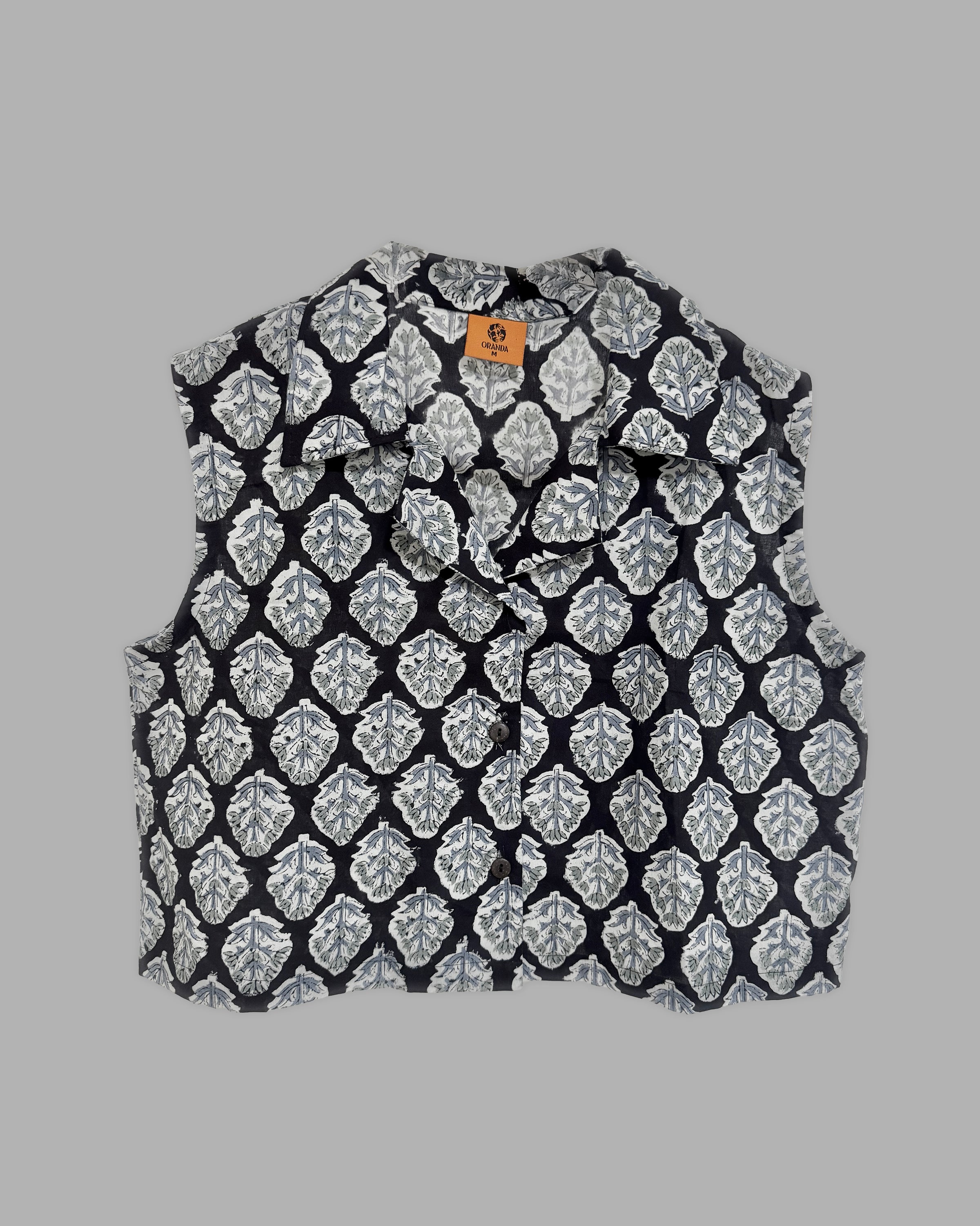 Floral Garden Crop Shirt